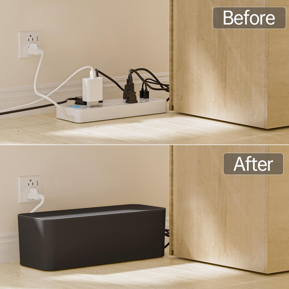 2 Pack Cable Management , Pet Friendly Cable Organizer for Home & Office, -Pr...
