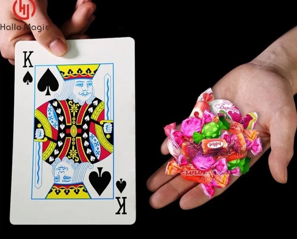 Instant Vanish Deck & Appear - Self Working Visual Effect - Jumbo Card Gimmick