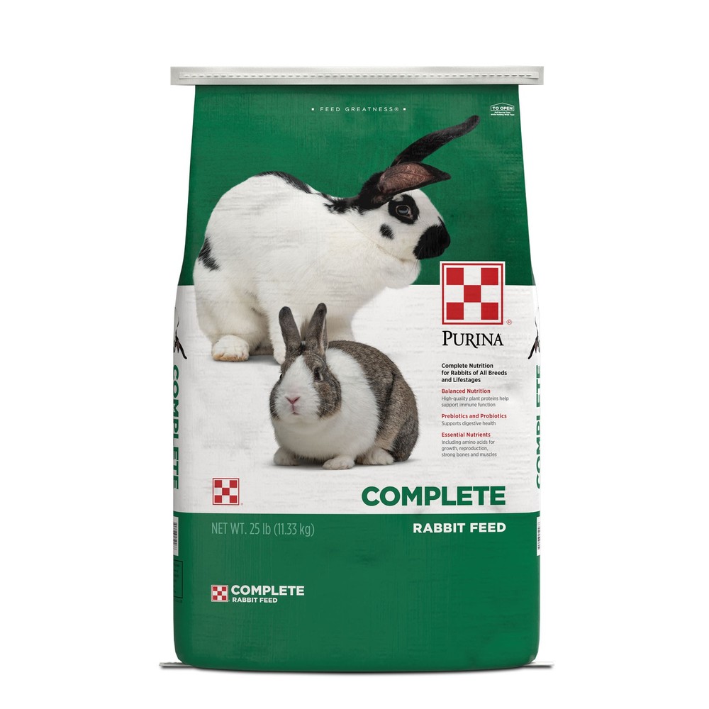 Purina Complete Rabbit Feed, 25 Pound Bag