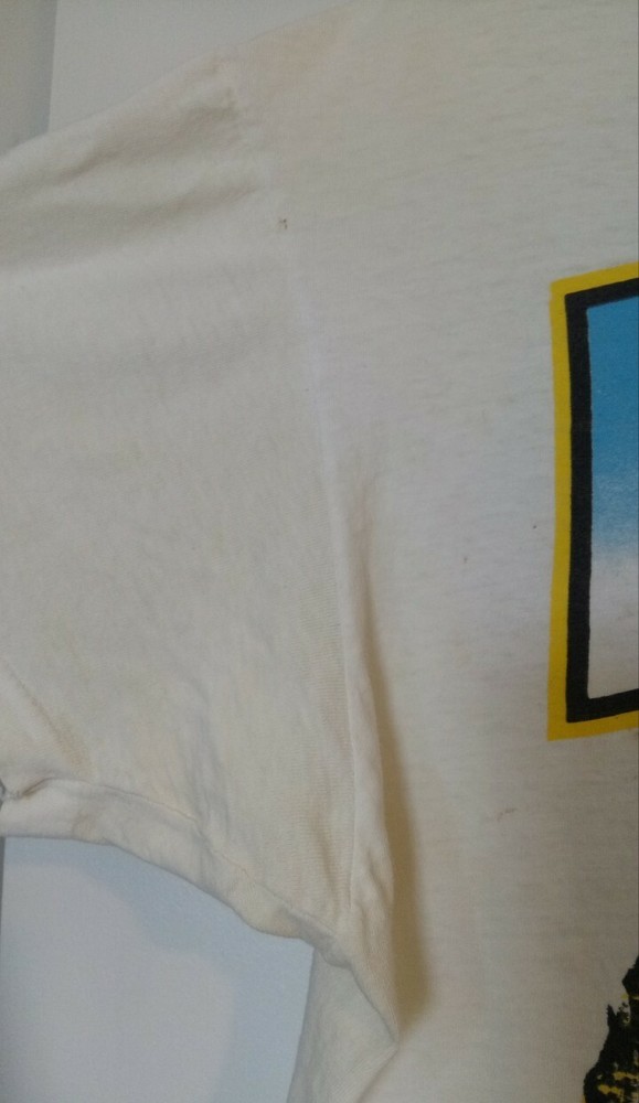 Kiss band Vintage Hot In The Shade Concert T-shirt white 1990 t shirt one owner