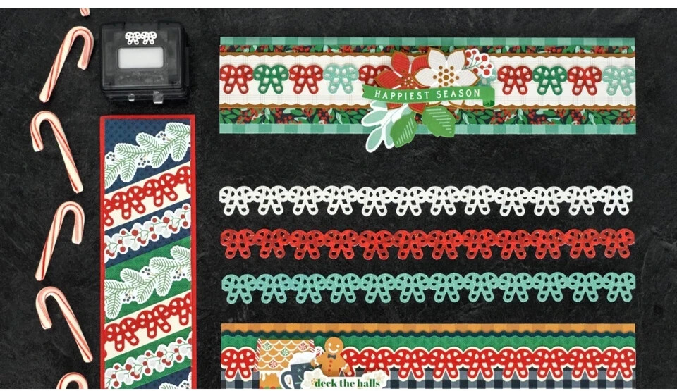 Creative Memories Candy Cane  Border Maker Cartridge