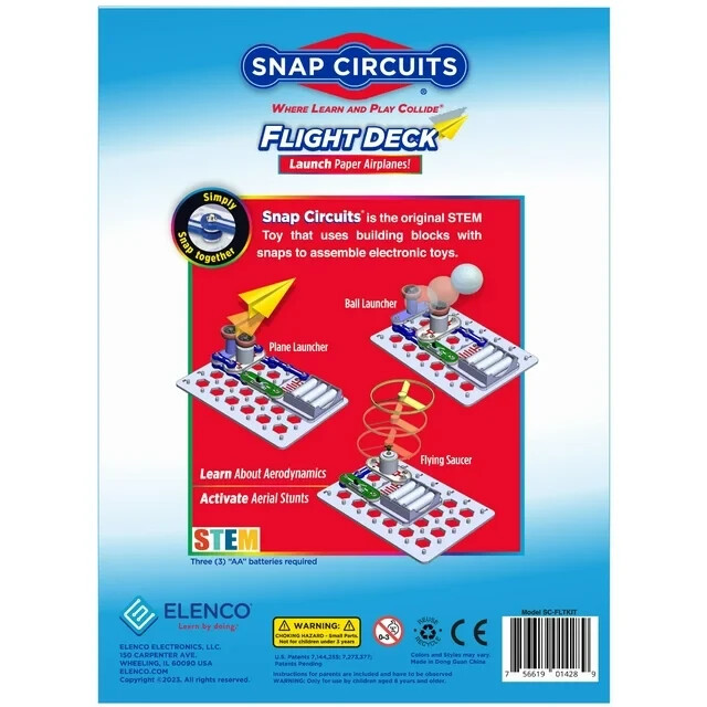 SNAP CIRCUITS SCFLTKIT - FLIGHT DECK - 6 STEM PROJECTS - AUTHORIZED DISTRIBUTOR