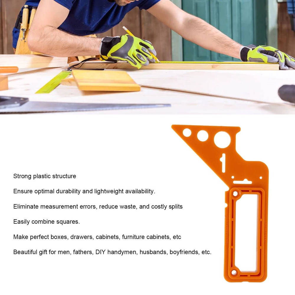 90 Angle Clamp, ABS Plastic, Lightweight, Boxes, Drawers, Assemble Square