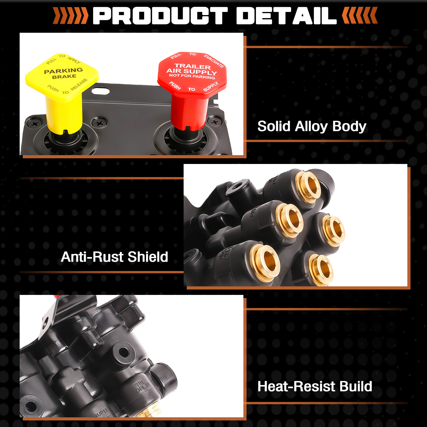 Dual Park Brake Valve Volvo VNL | Replaces 24340522 21315044 21750583 K035691