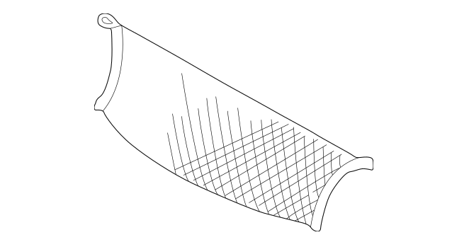 Rear Trunk Envelope Style Web Mesh Cargo Net for FORD Thunderbird 2002-2005 New