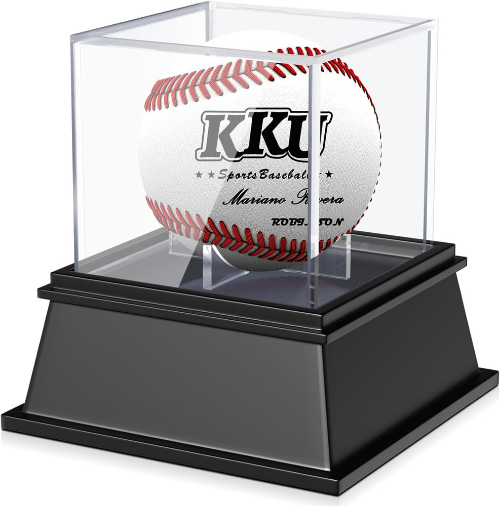 Acrylic Baseball Display Case, Dustproof UV Protected Baseball Case, Transparent