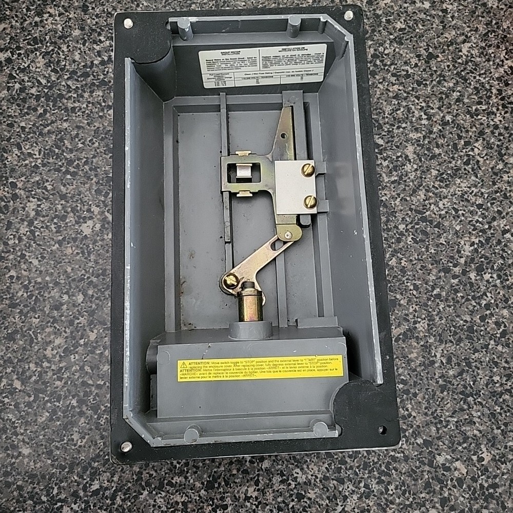 Allen Bradley Manual Starter FRONT PLATE ONLY!