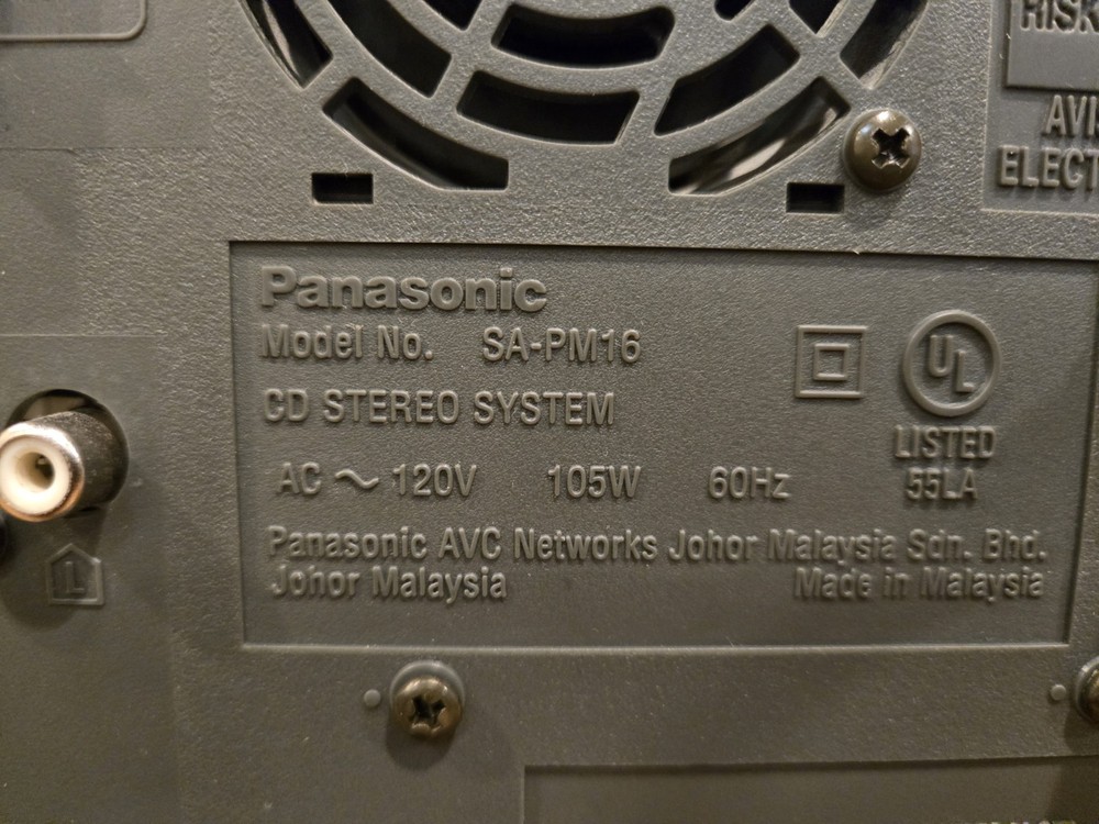 serviced Panasonic SA-PM16 surround system w/remote fully functional