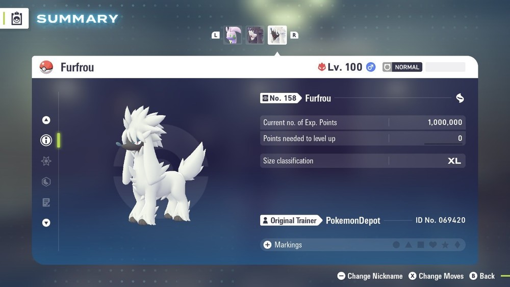 6IV Shiny Furfrou Pokemon Legends ZA *SAME DAY*