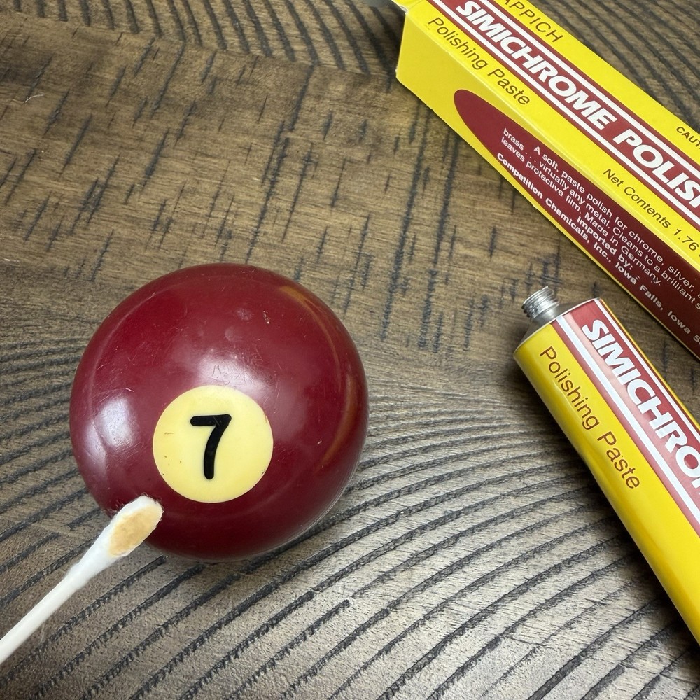 Vintage Pool Billiard Ball #7 Solid Bakelite Tested 2 1/4" Standard Replacement