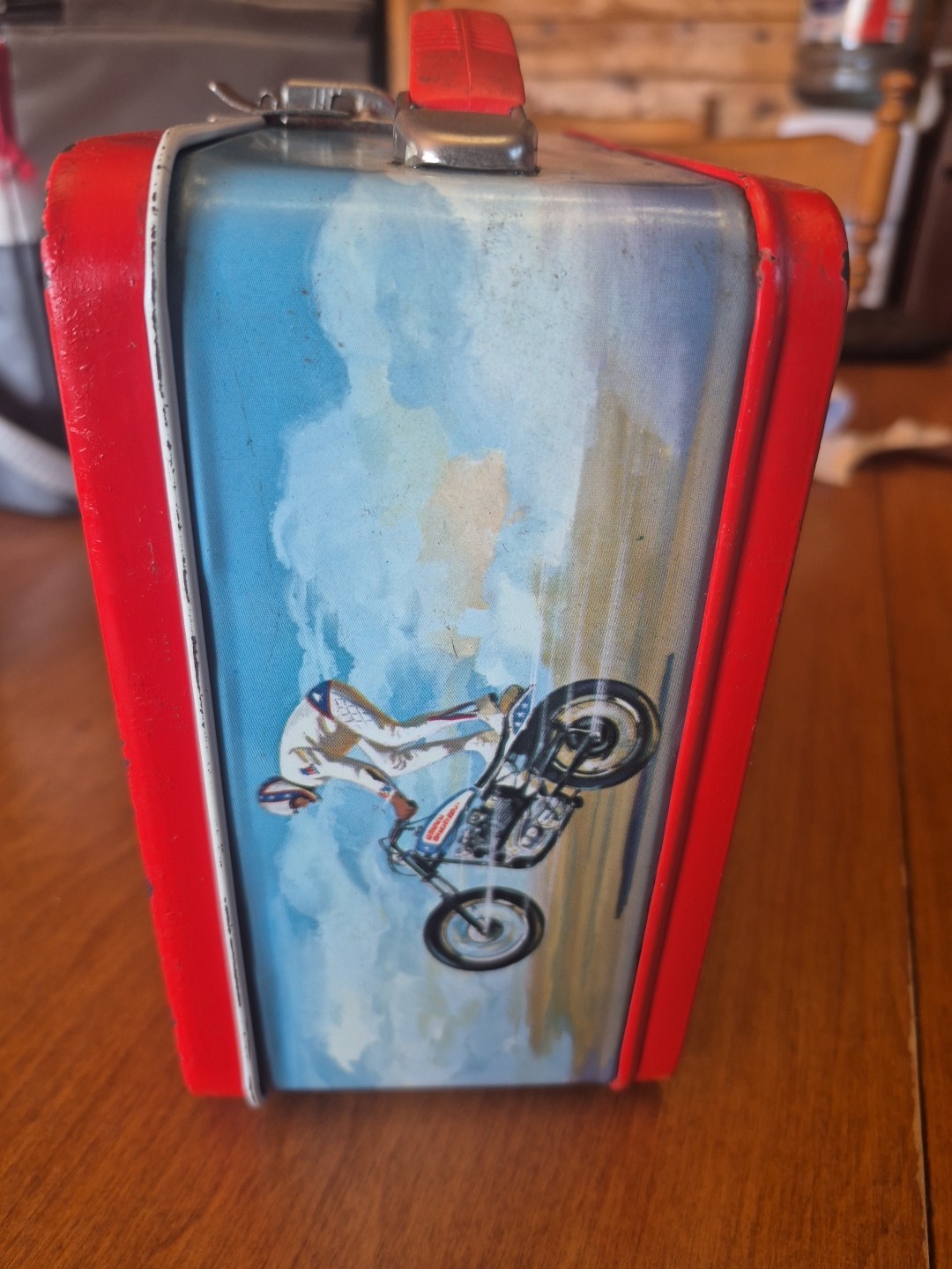 1974 evel knievel lunch box