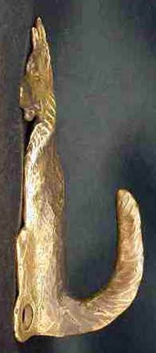 GERMAN SHEPHERD, GSD Hook in Bronze