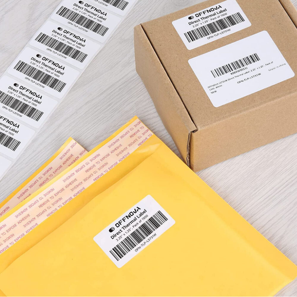 1000/Roll 2.25 x1.25 Direct Thermal Barcode Labels Zebra LP2824 TLP2824 LP2844