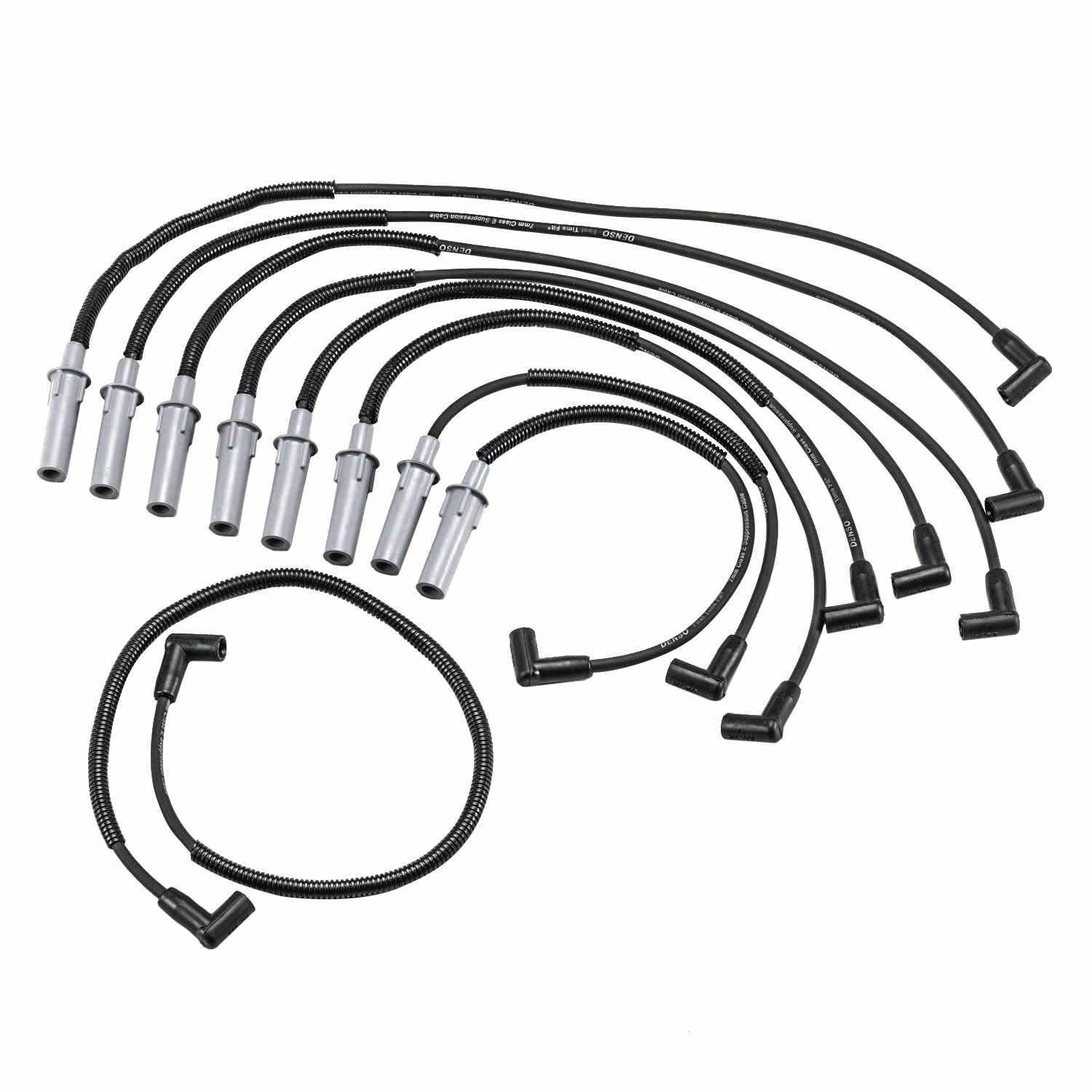 NGK Spark Plugs Denso Wires Tune Up Kit Coil Rotor for Dodge Dakota Durango Ram