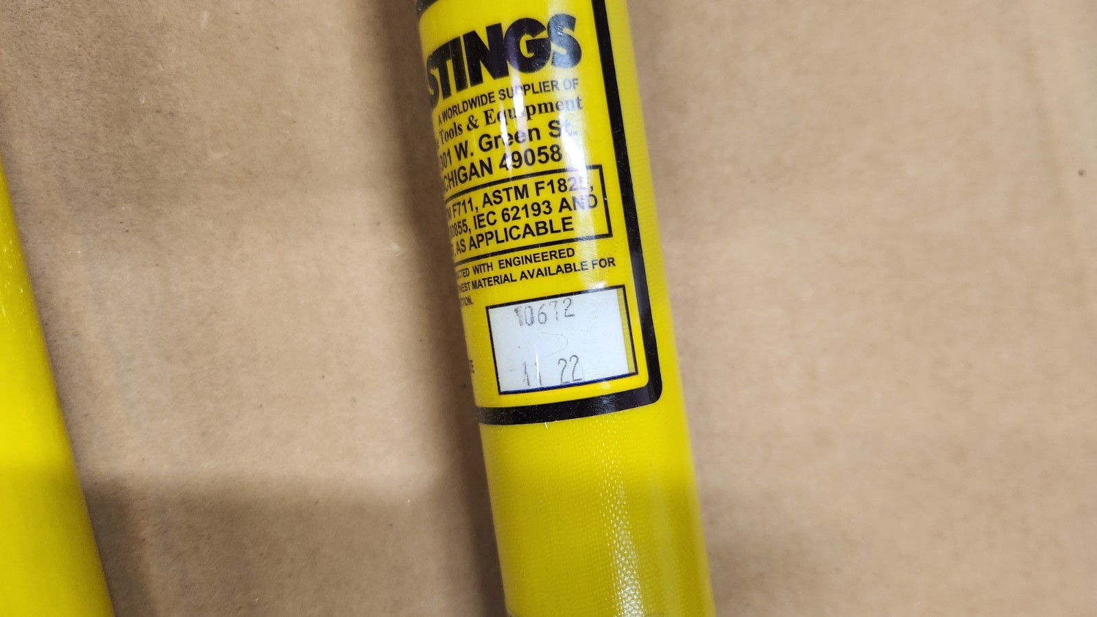 NEW Hastings 10672 5' Heavy Duty Lever Handle Wire Cutter Jaw 10mm Lineman Tool