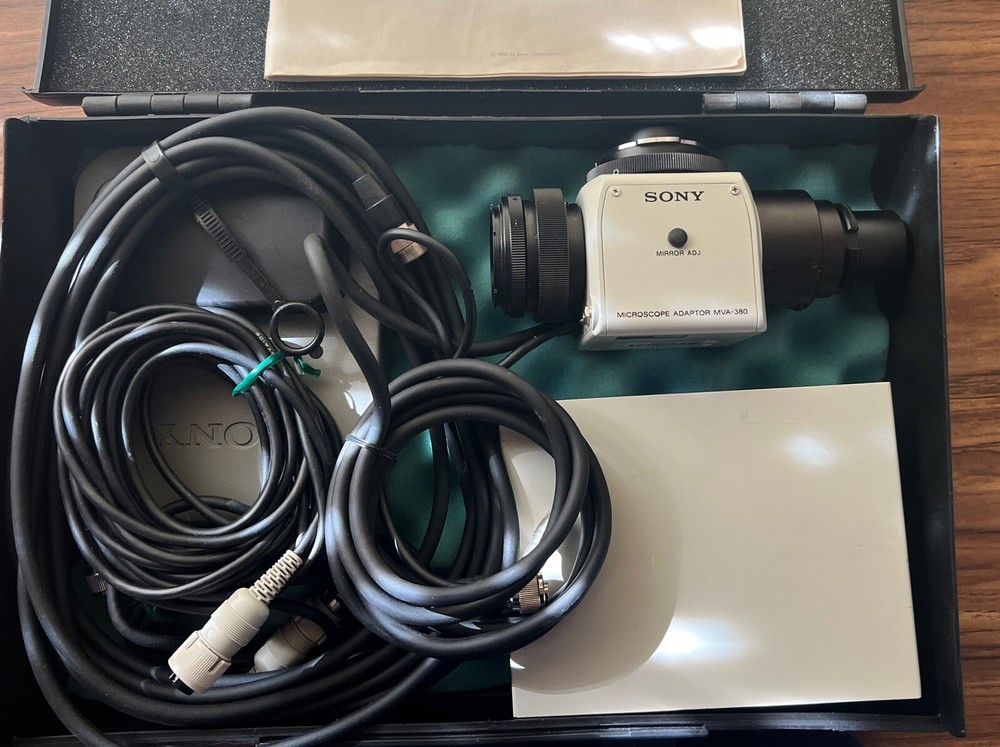 SONY MICROSCOPE ADAPTER MVA-380 With Case And Accessories