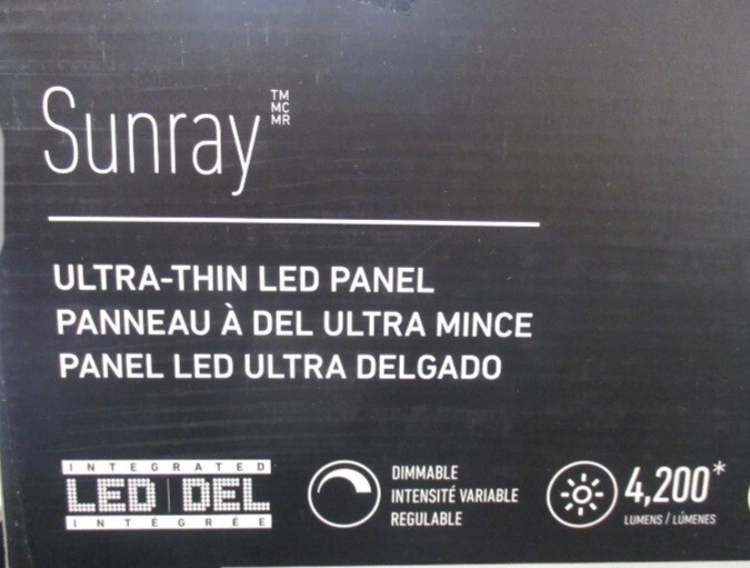 ARTIKA SUNRAY ULTRA THIN LED LIGHT PANEL WITH 3 TUNABLE COLORS.