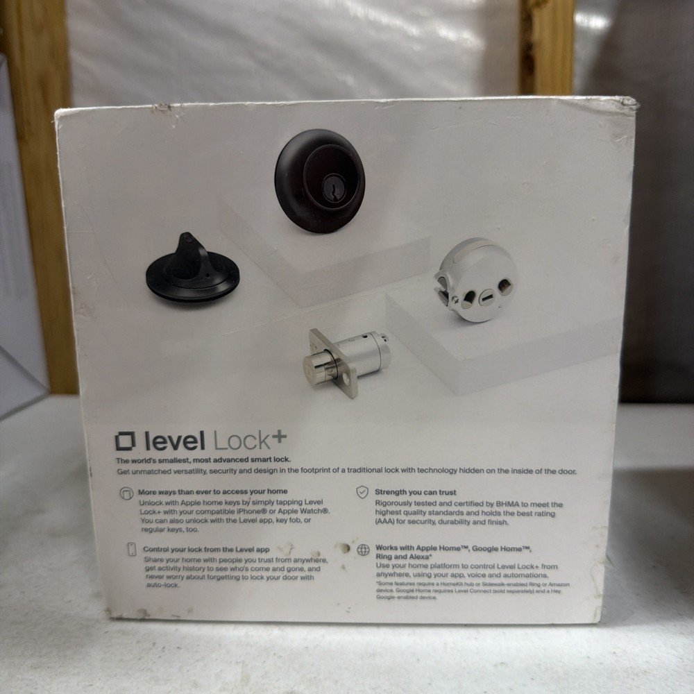 Level Lock+ Smart Lock - Matte Black - CF14U