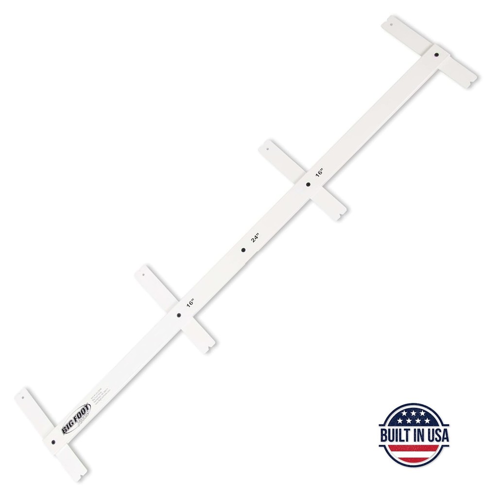 Big Foot Folding Layout Stick – Adjustable Stud Spacing Tool for Framing |