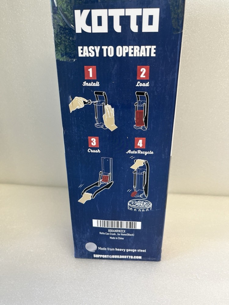 KOTTO 16 oz Can Crusher & Plastic Bottle Crusher