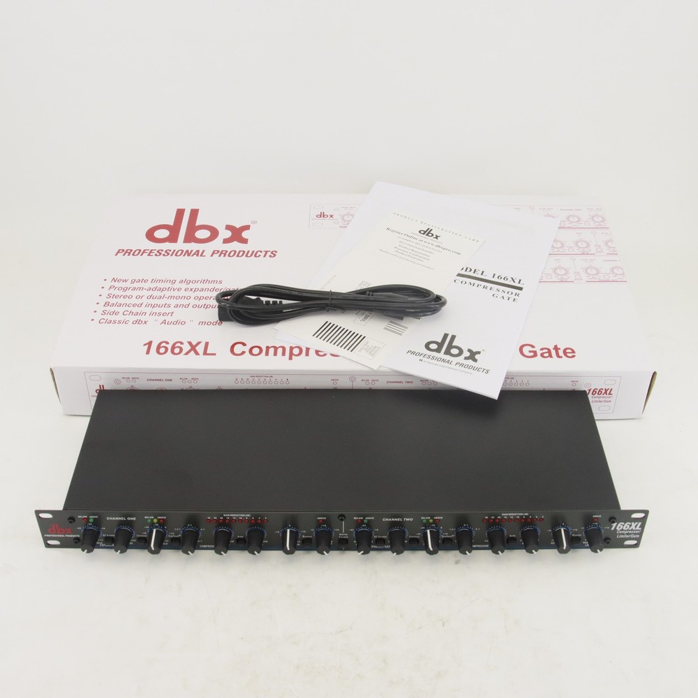 DBX 166XL Compressor Limiter/Gate Effects DSP Processor Free Shipping