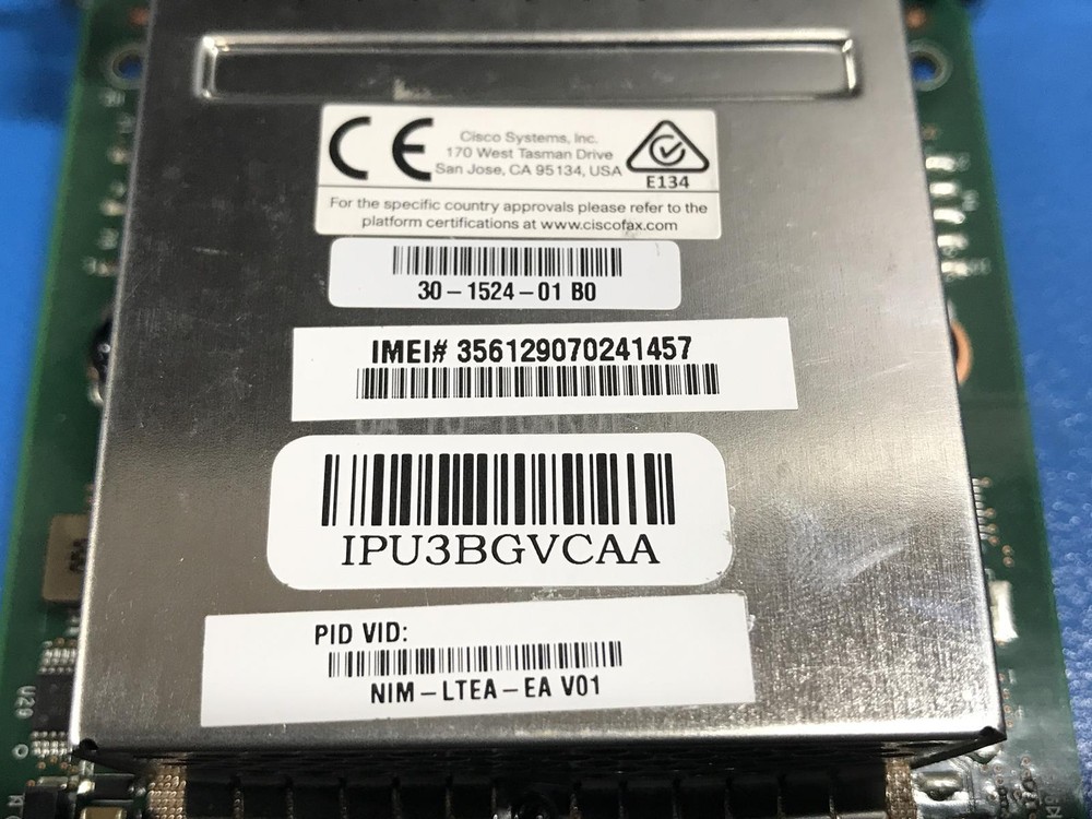 Cisco NIM-LTEA-EA Dual SIM LTE Module For ISR4000