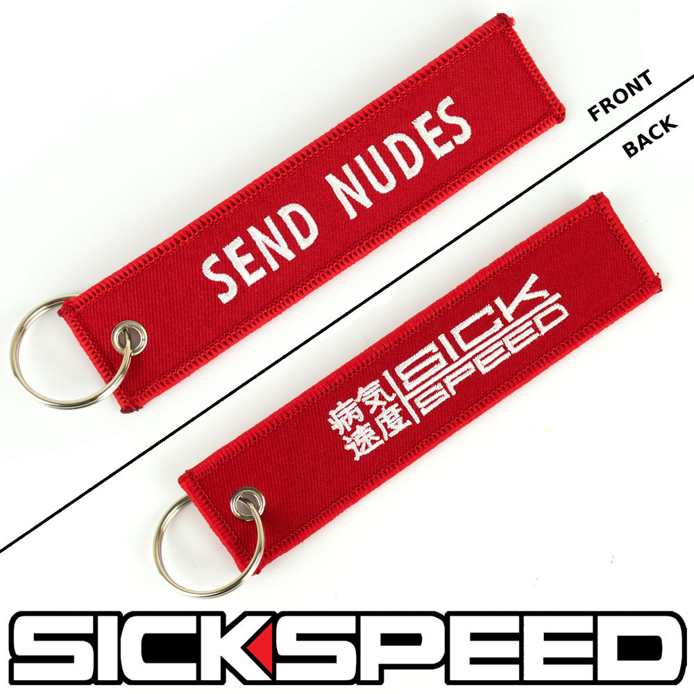 SICKSPEED SEND NUDES KEYTAG KEYCHAIN