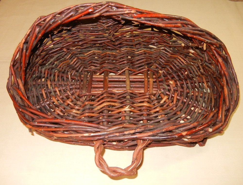 Woven Grapevine Wall Hanging Pocket Basket