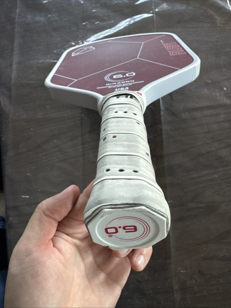 Six Zero 6.0 Ruby Pickleball Paddle 16mm