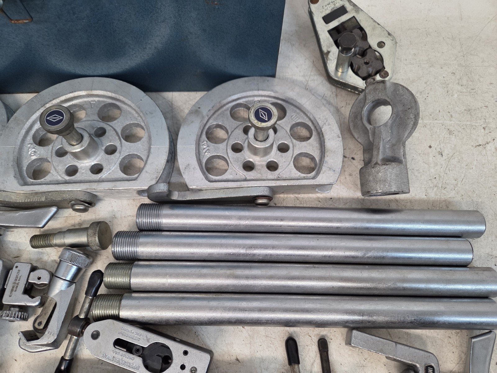 Imperial Eastman Tubing Bender Kit Set Lot In Metal Case