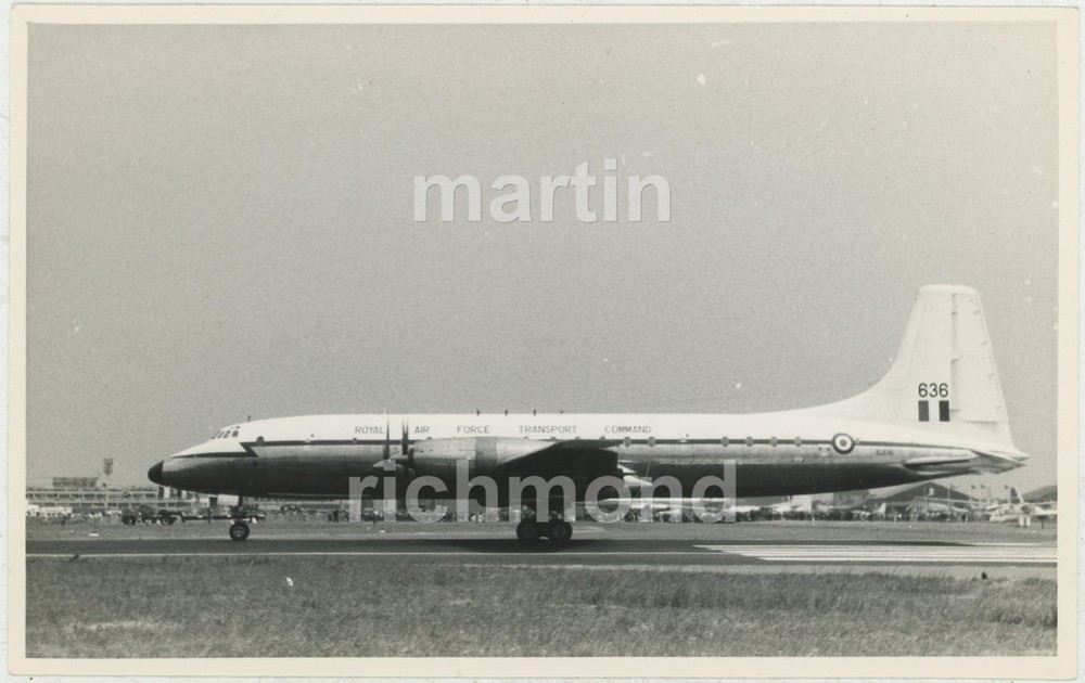 RAF Transport Command Bristol Britannia Photo, HE911
