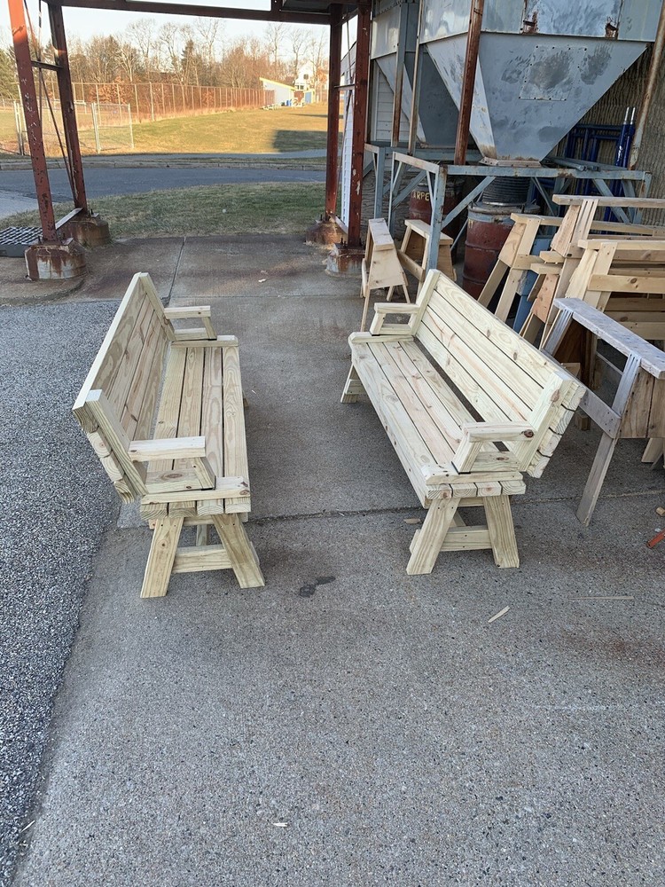 folding picnic table bench