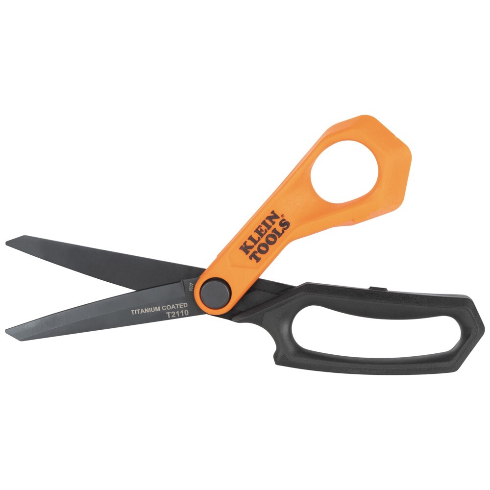 Klein Tools T2110 Professional Shears with Titanium Coating, 10"