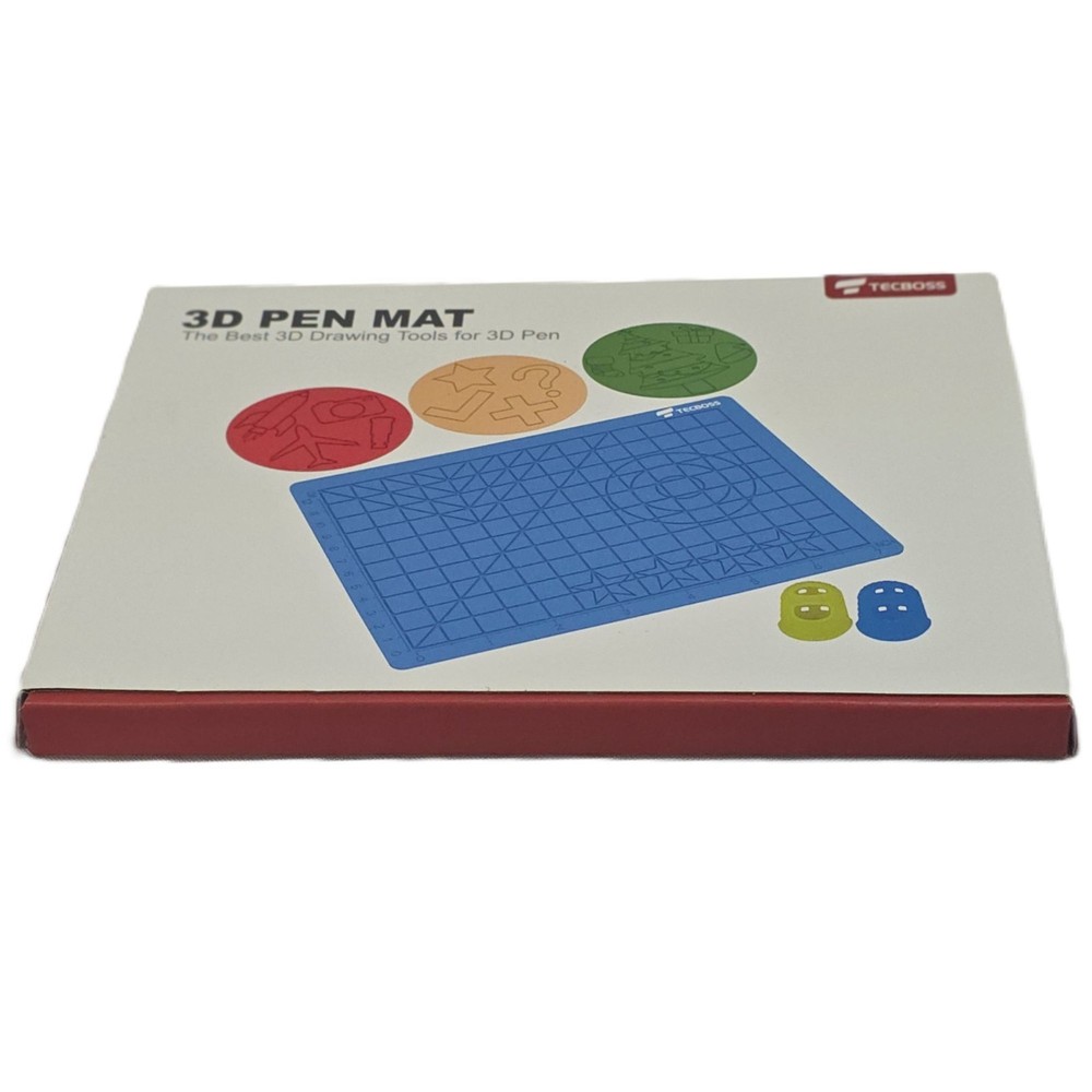 3D Pen Mat Kit With Silicone Shape Mold Tools By Tecboss
