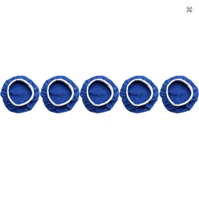 5pcs Wool Buffing Pads 5" or 6 inch Polishing Pad Hook and Loop microfibre