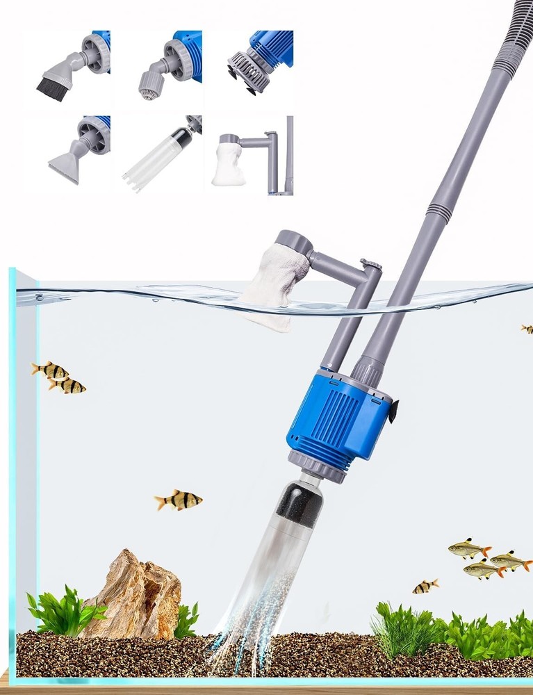Powerful Submersible Aquarium Maintenance Tool - Adjustable & Multi-Functional