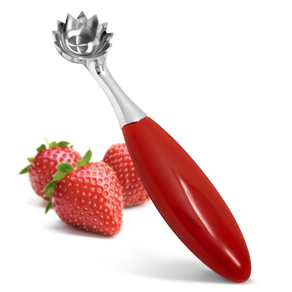 Strawberry Huller, Remove Stems with Precision and Ease, Ergonomic Handle, Ef...