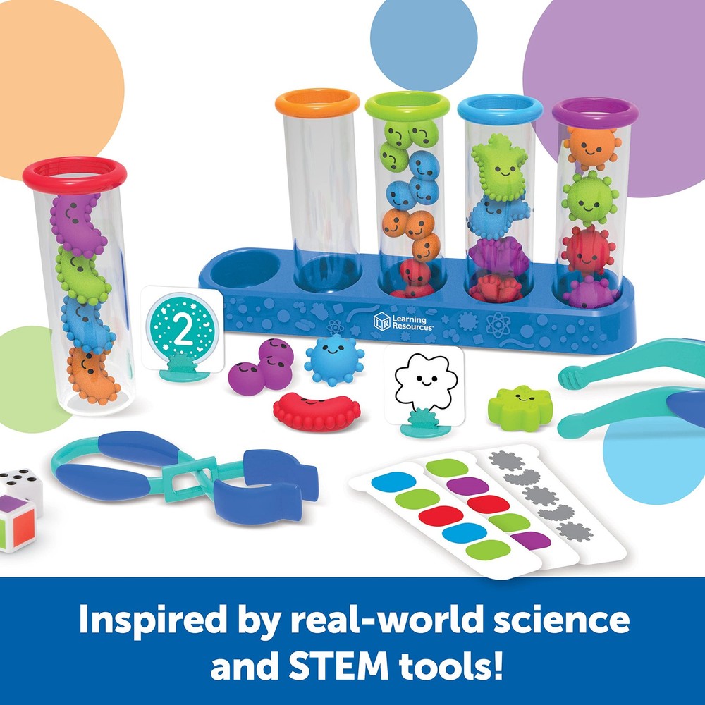 Learning Resources Silly Science Fine Motor Sorting Set - 55 Medium, Multi
