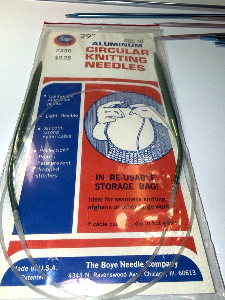 Retro Crochet Needle Set with Retro Case