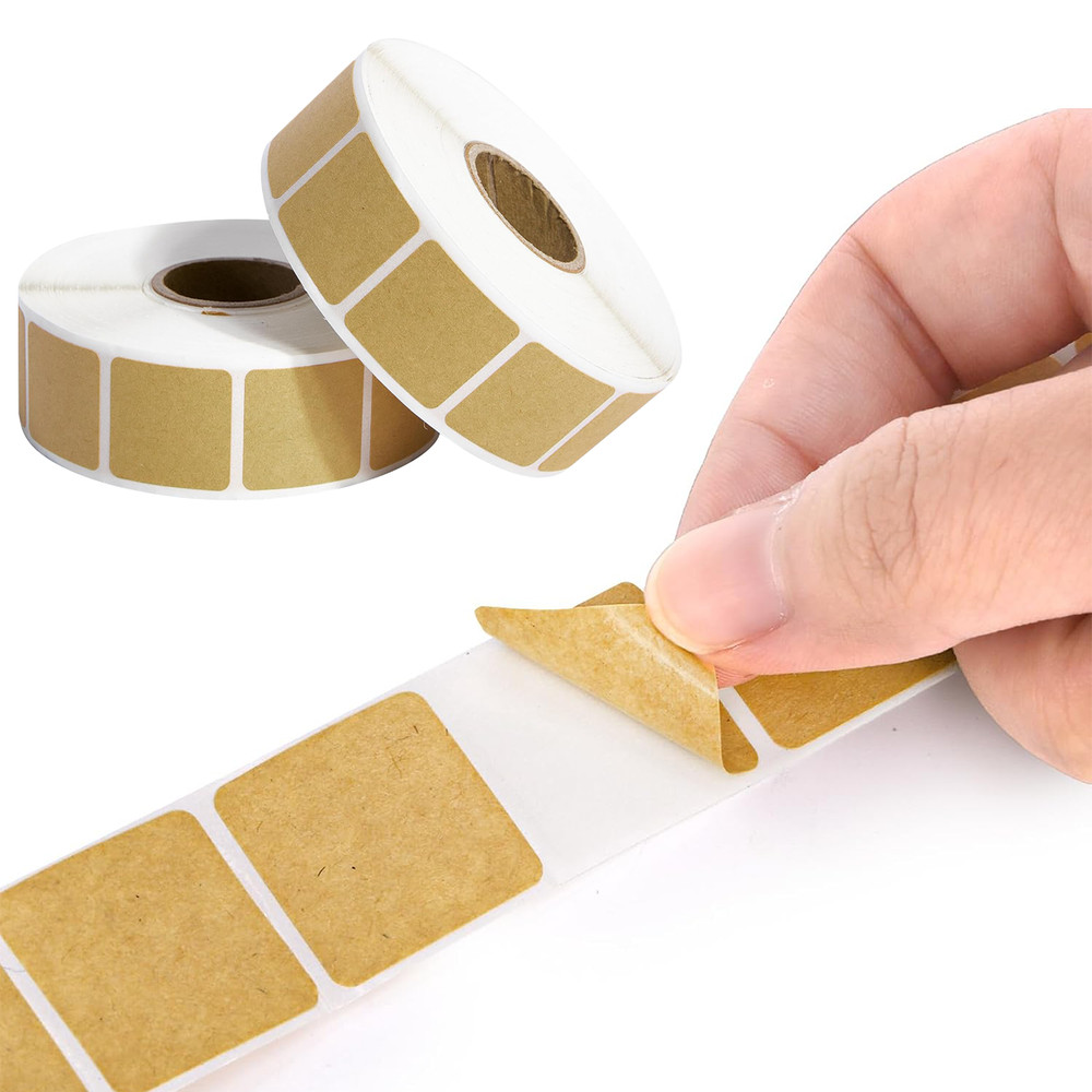 4000Pcs Target Pasters Tape Square Self-Adhesive Sticker for Shooting Targets