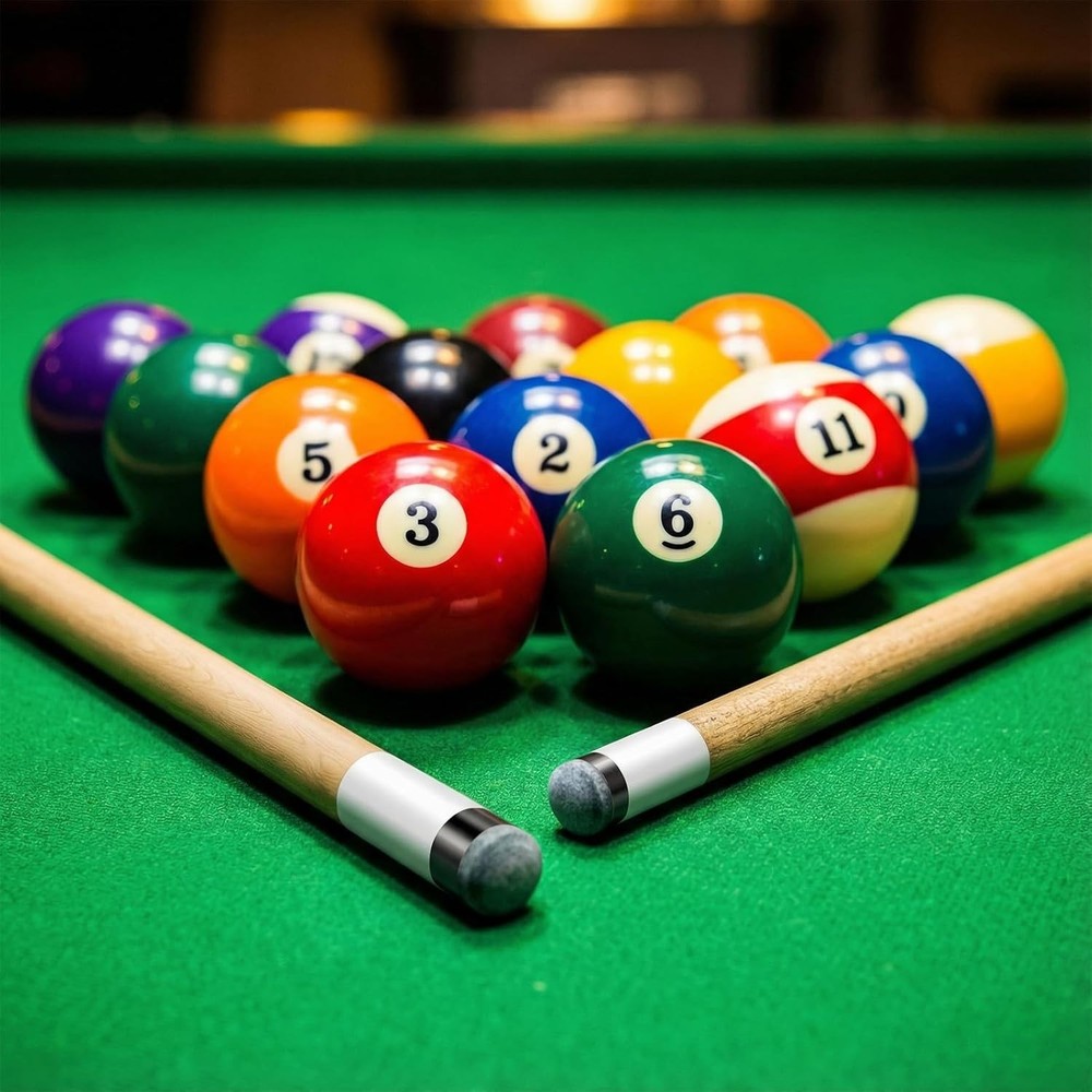 20 Sets Screw on Pool Cue Tips Replacement Billiard Cue Tips with White Pool...