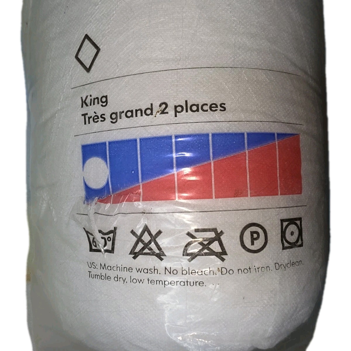 Ikea Mysa Latt KING 2 Places White New Sealed Bag A Must Have Buy It SHIPS FAST