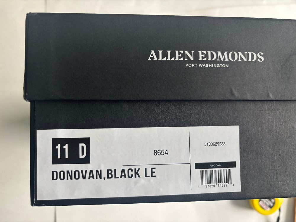 Allen Edmonds Donovan Chukka Boot (Men) 10, 11 BLACK