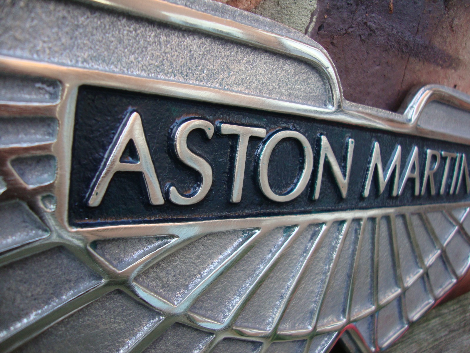 Aston Martin sign cast aluminium dealer sign large garage vac145