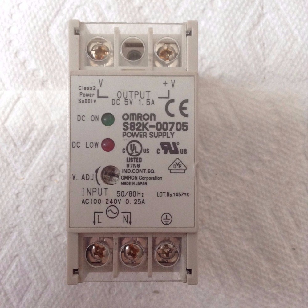 Omron S82K-00705 Power Supply