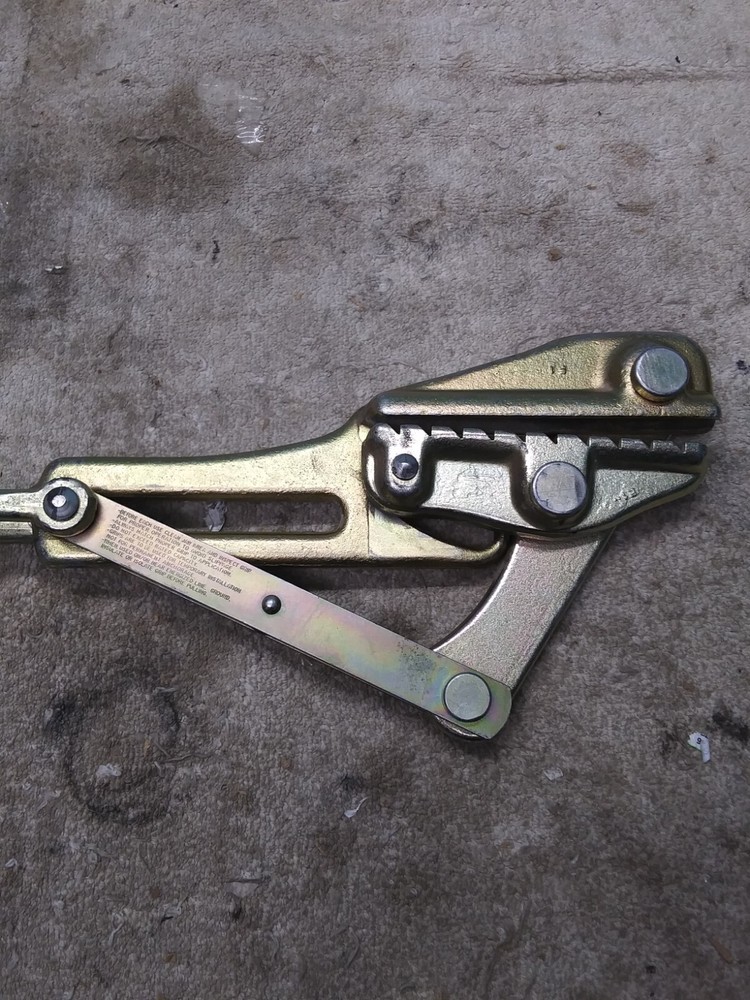 KLEIN 1611-50 CABLE WIRE GRIP PULLER 8000lbs Capacity