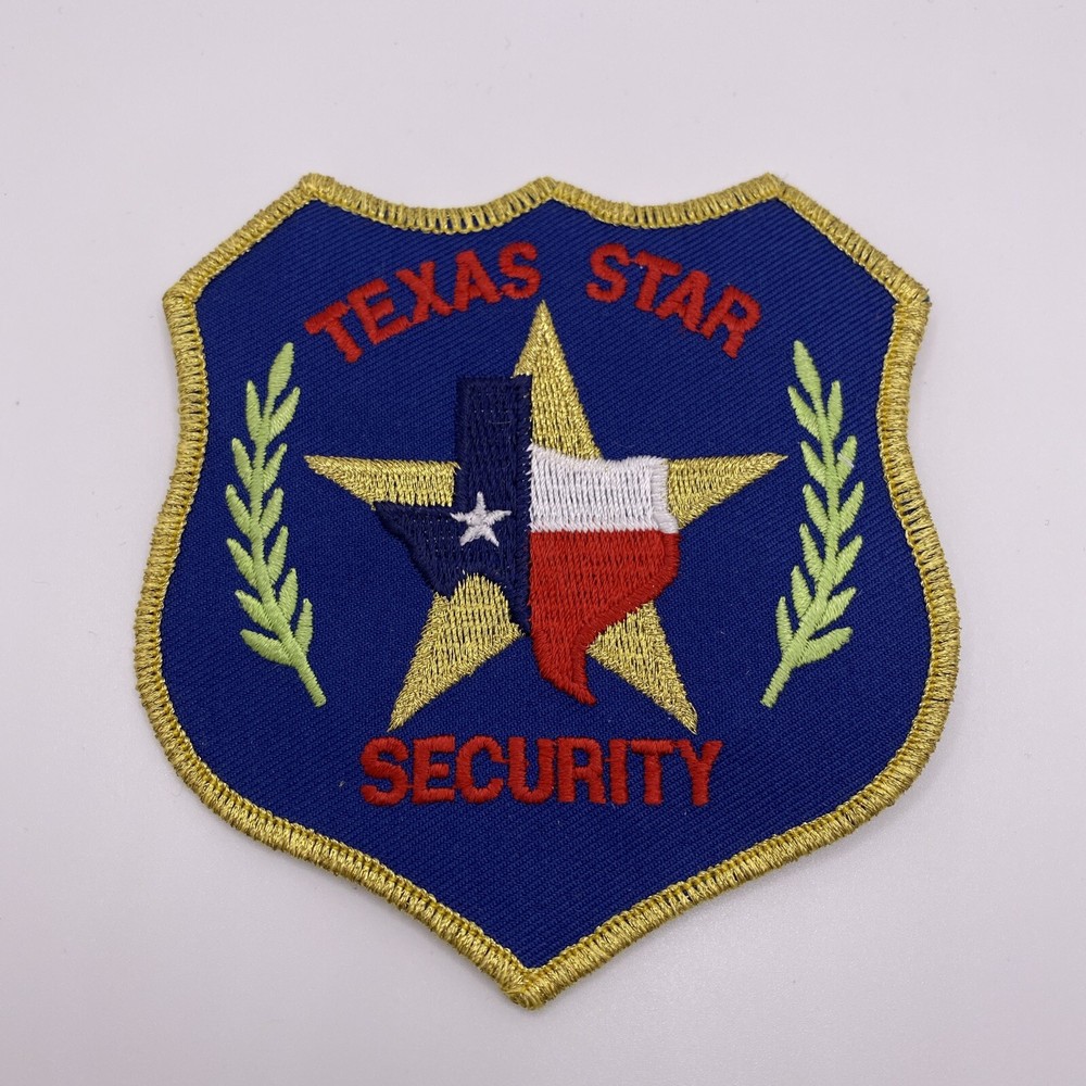Texas Star Security, Embroidered Patch Crest Emblem