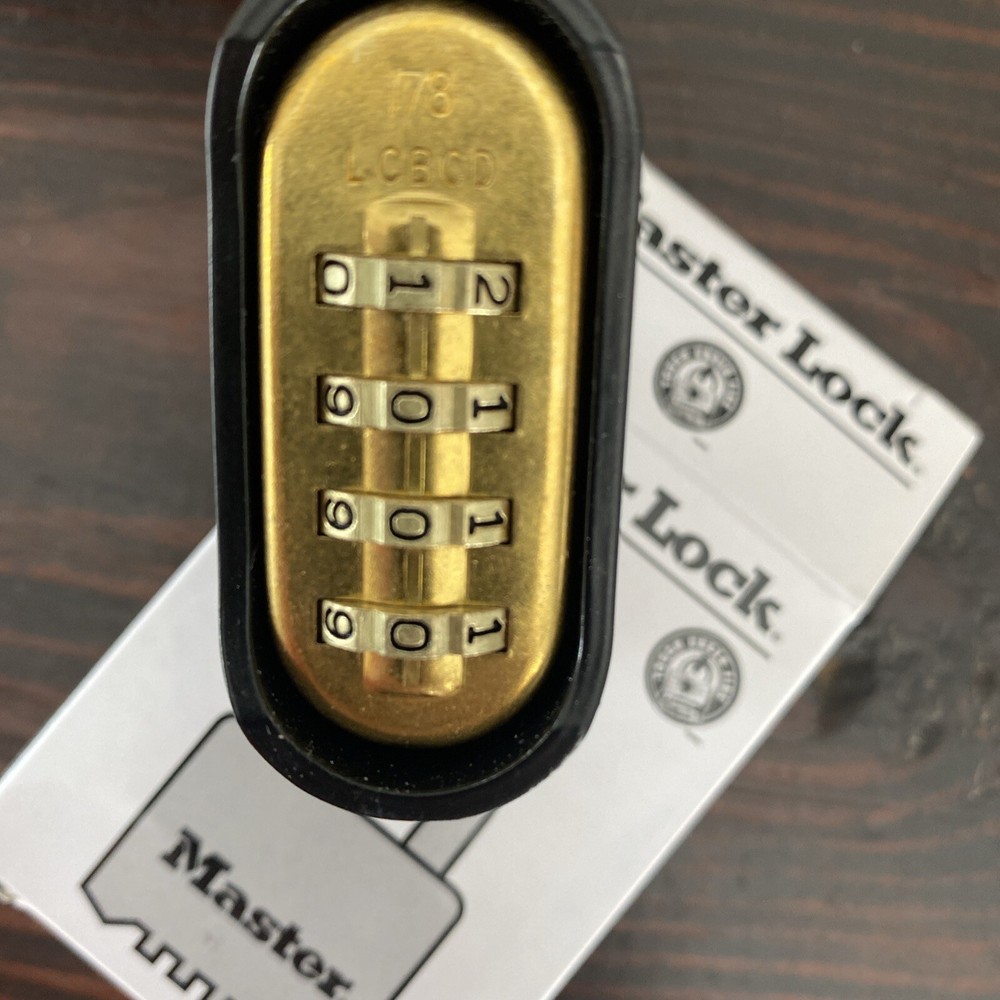 Master Lock 178BLK Combination Die-Cast Padlock - Black