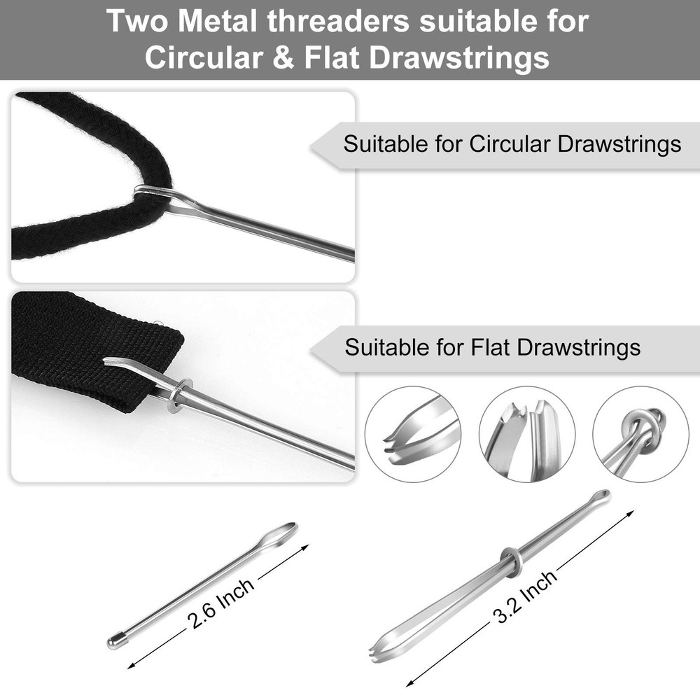 12PCS Drawstring Cord, 57 Inch Drawstring for Sweatpants Drawstrings Replacement