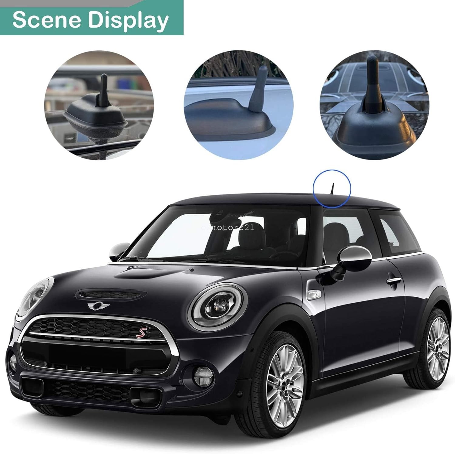 2.5" Car Mini AM/FM Radio Short Antenna Mast for BMW Z3 1996-2002 Z4 2003-2017